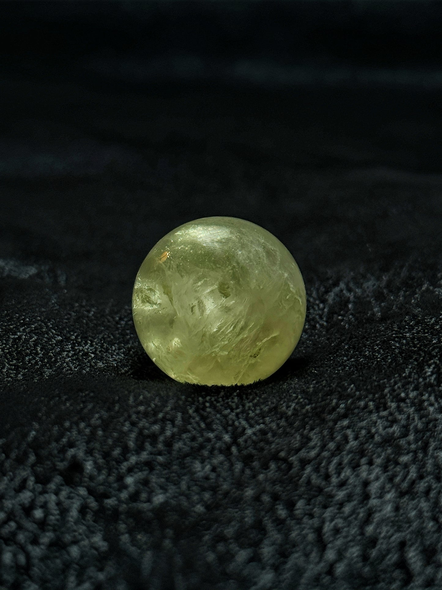 Mini Lemon Citrine Crystal Ball